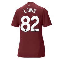 Camiseta Manchester City Rico Lewis #82 Tercera Equipación Replica 2024-25 para mujer mangas cortas